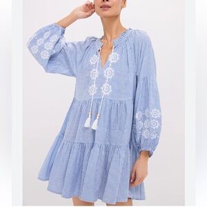TNUCK BEACH
Embroidered Nautical Stripe Sea Breeze Coverup